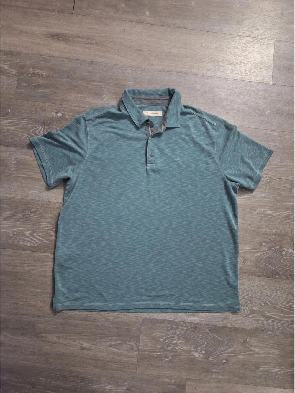 Tommy Bahama Paradise Men’s Size 2XL Modal Short Sleeve Polo Shirt 1/4 Button
